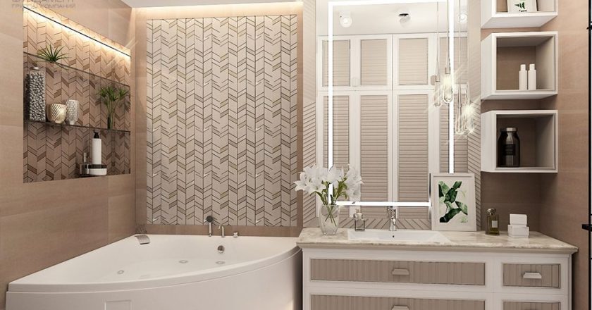 Угловая ванна: Идеи дизайна и преимущества для идеальной ванной